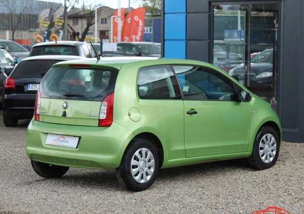 Skoda Citigo cena 22900 przebieg: 158261, rok produkcji 2016 z Krzepice małe 154